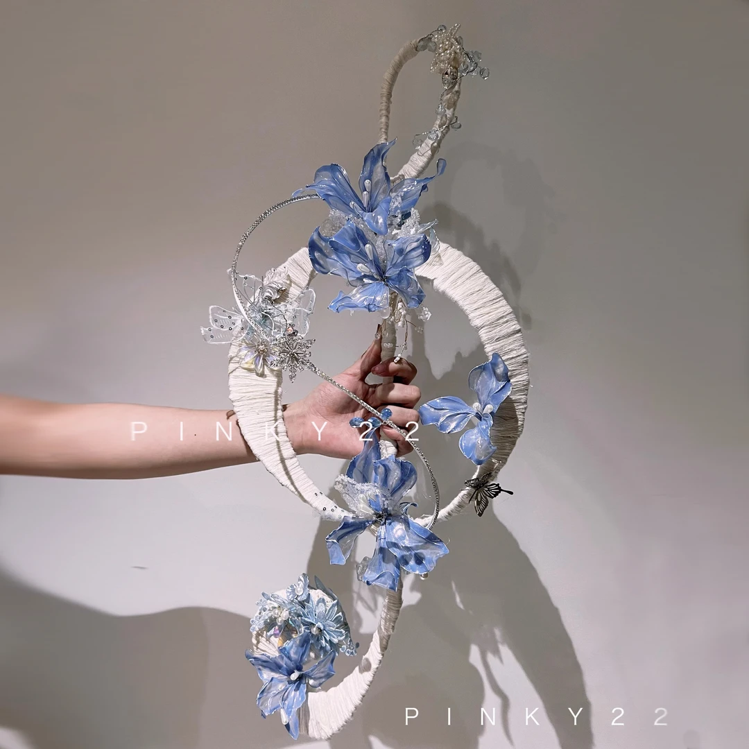 江梦设计法式[夜的第七章]浪漫唯美艺术品音符摆件手捧花高级礼物