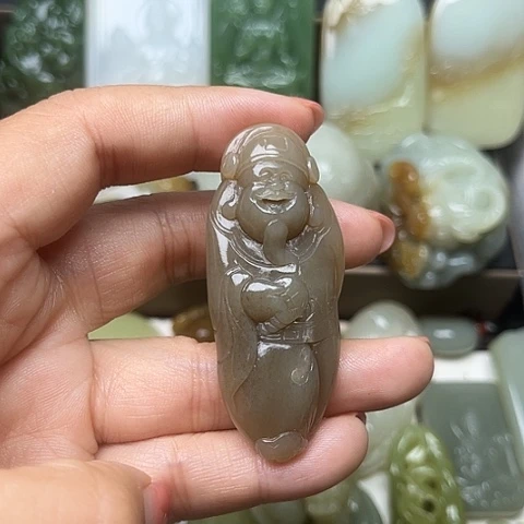 颈饰未镶嵌和田玉浪*哥