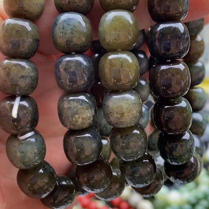 【闪购商品】手链未镶嵌和田玉12糖青花拍一发一