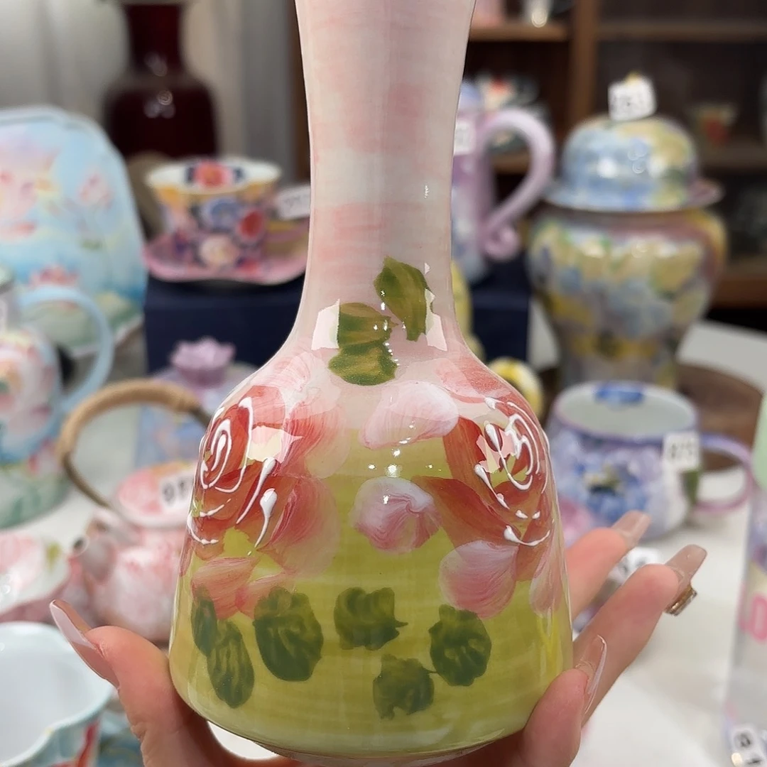 景德镇手绘高温釉下彩陶瓷茶具