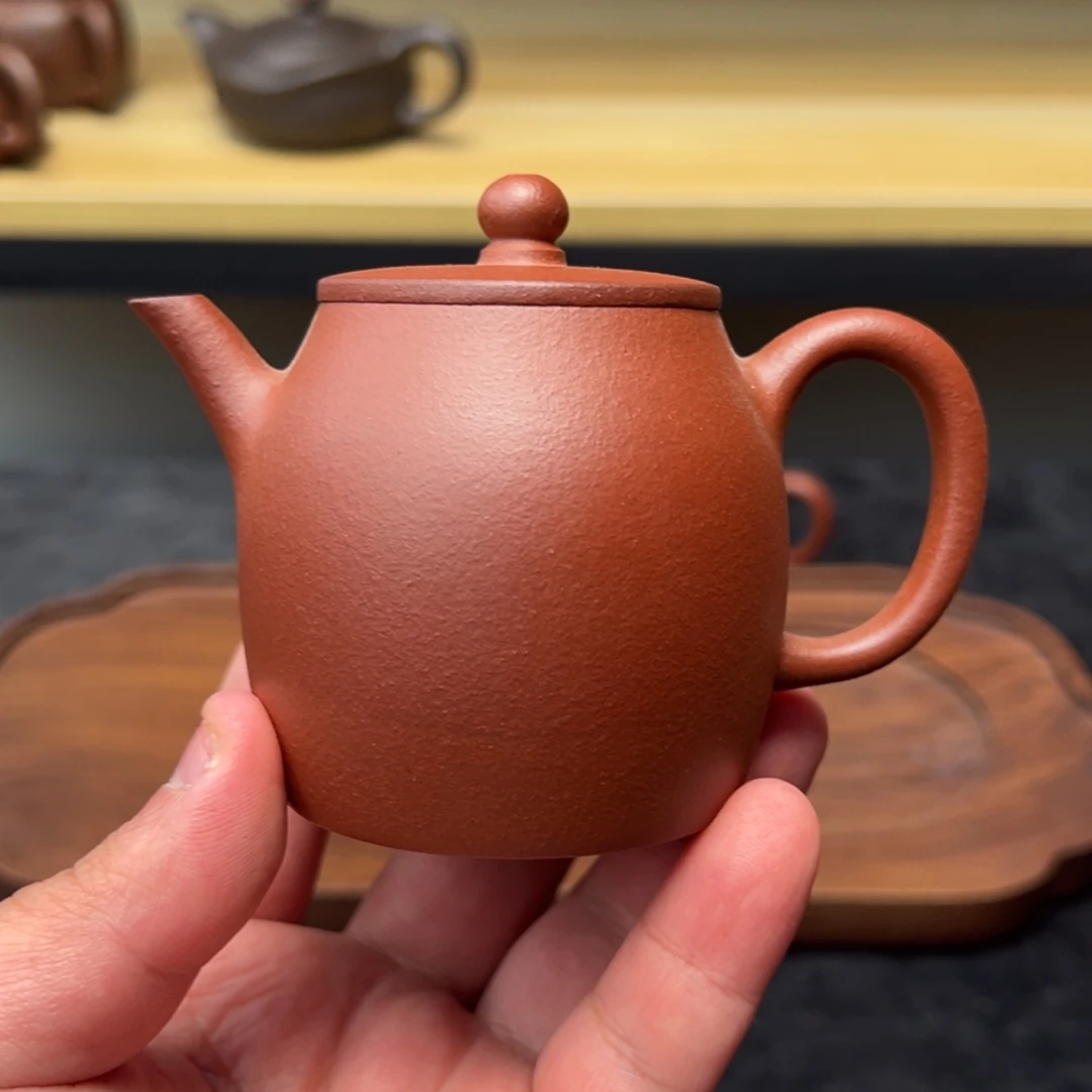茶壶紫砂封釉140cc红清水