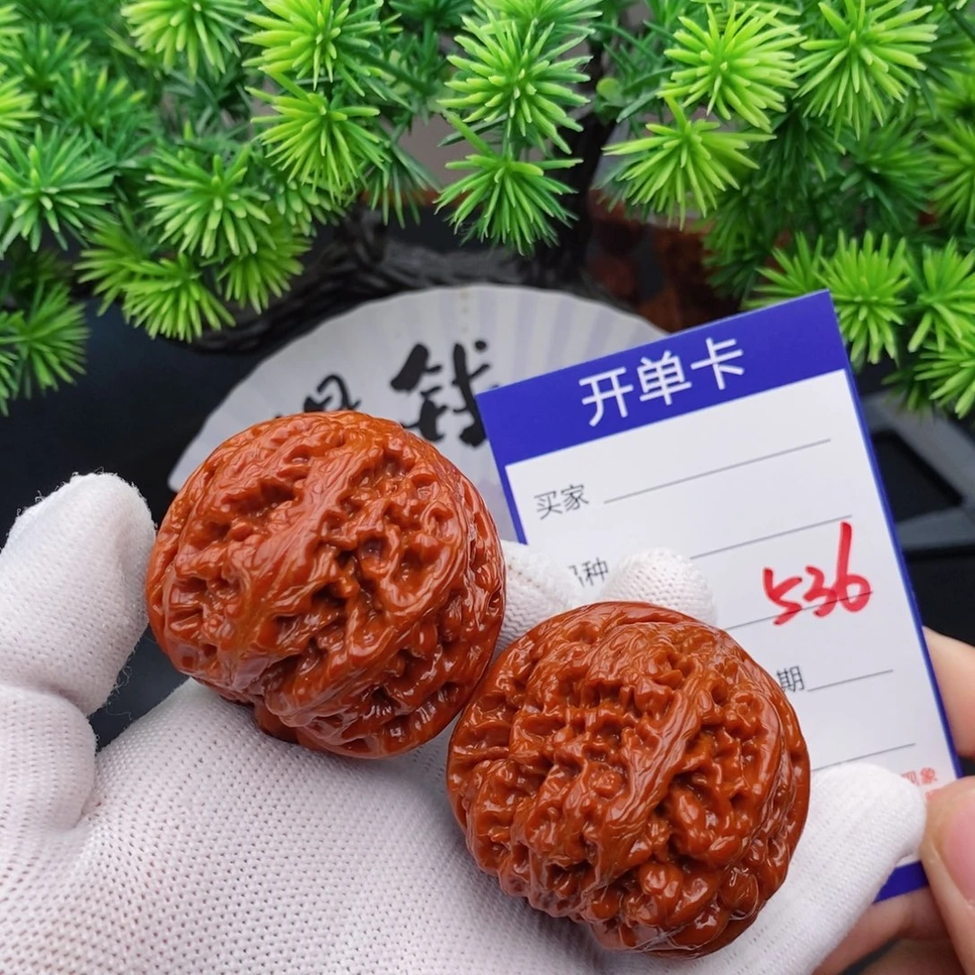 文玩核桃把件44粗筋536