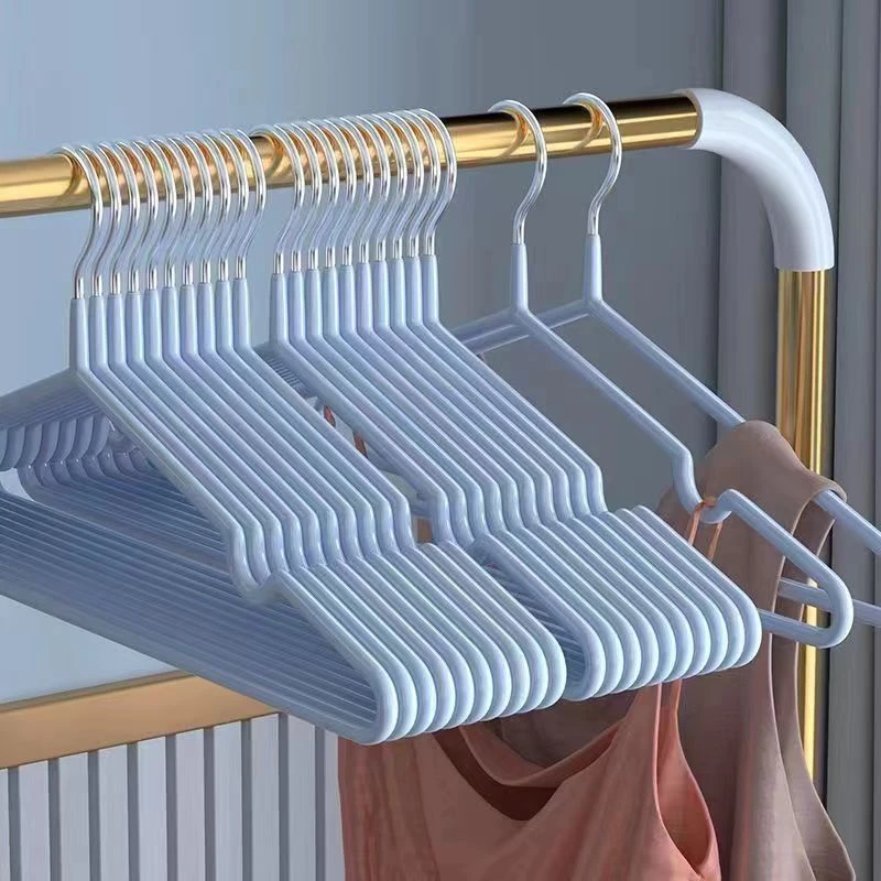 【40CM10个装】浸塑衣架新款衣架成人衣架浸塑防滑无痕衣撑子晾衣架