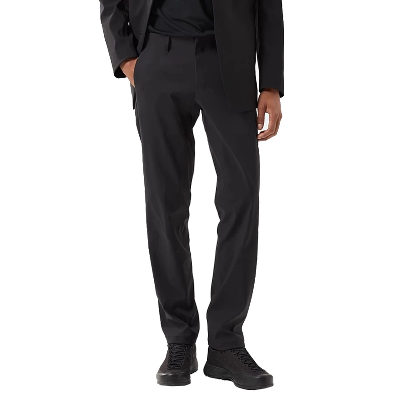 商V系！男防风透气商务通勤软壳长裤防泼水户外休闲简约百搭长裤