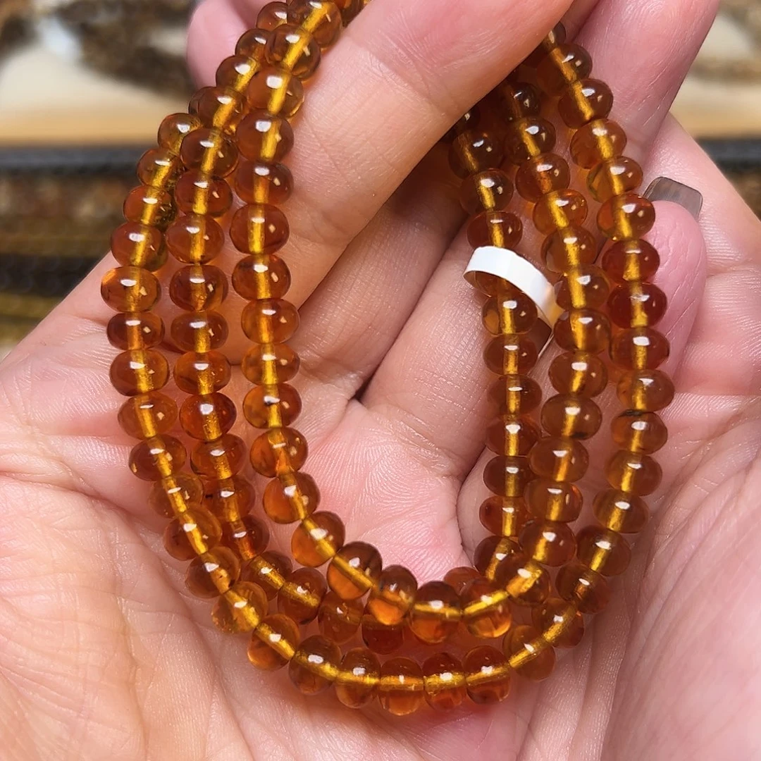 琥珀未镶嵌裸石抚顺琥珀20002-8五