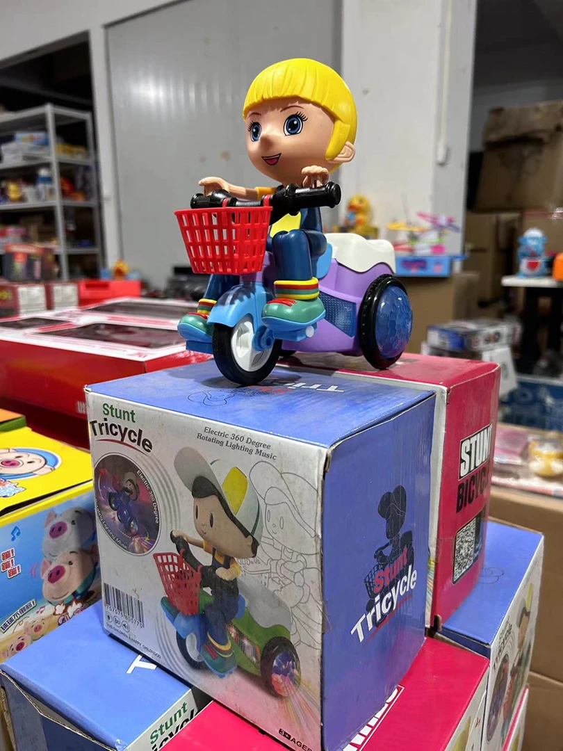 三轮摩托车【 直播间样品 不含电池 默认微瑕】 玩具