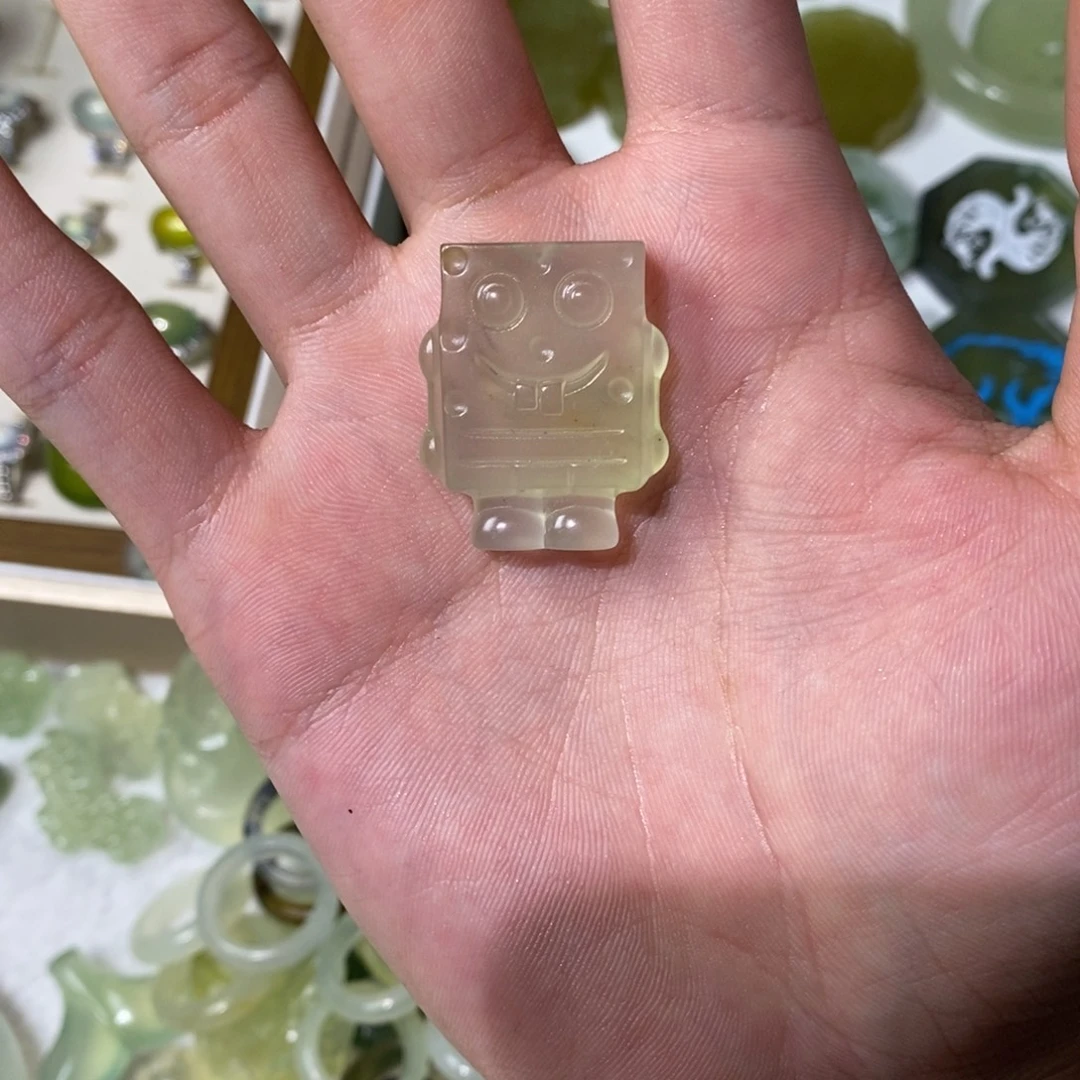 未镶嵌岫玉吊坠(不含链)
