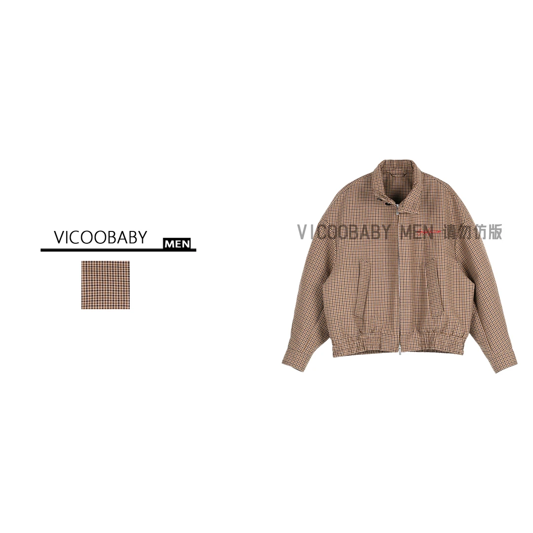 【077编号】2025新款轻奢羽绒千鸟格夹克外套