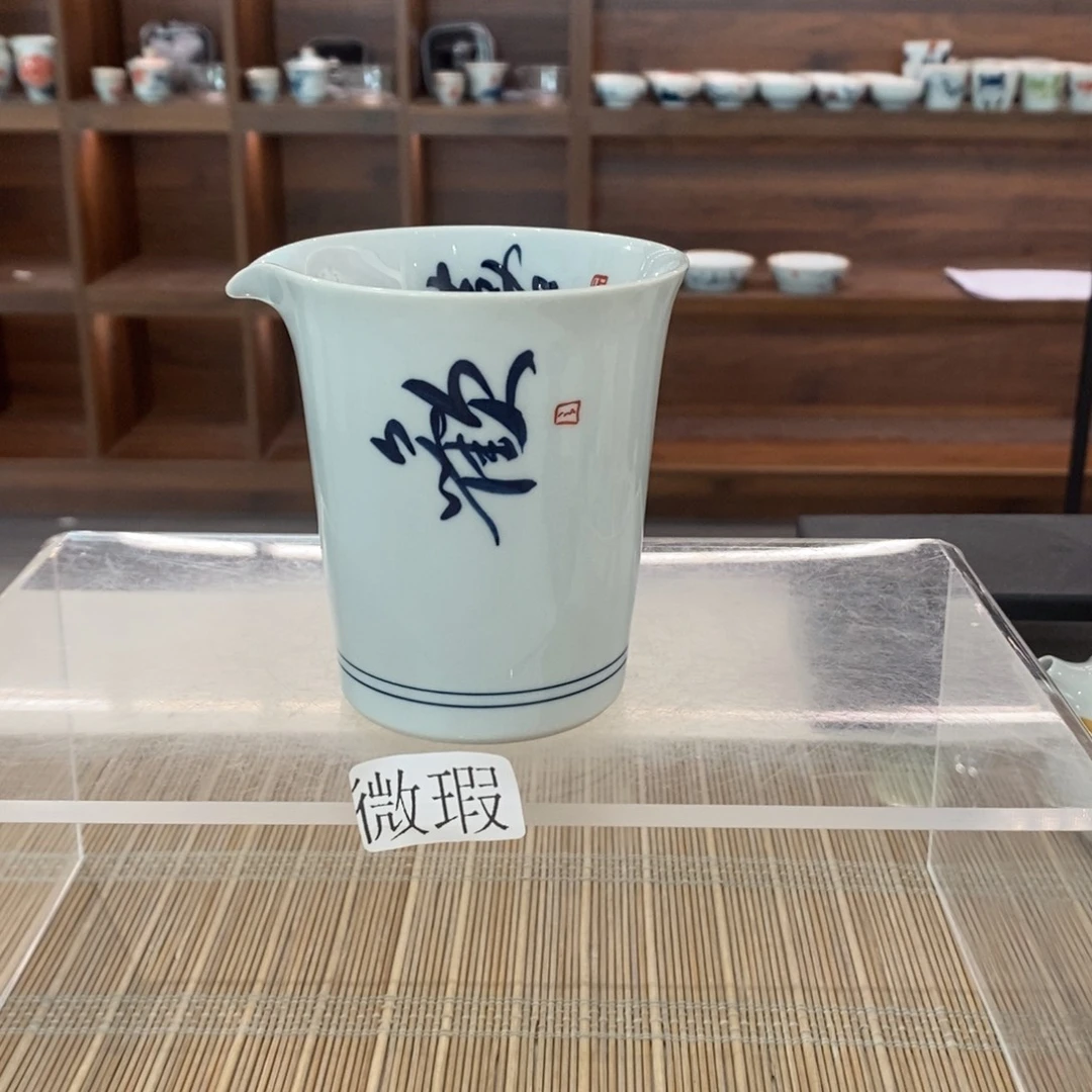 微瑕釉下彩纯手绘手工绘制