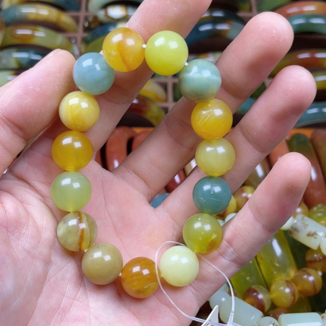 蛇纹石玉未镶嵌手串