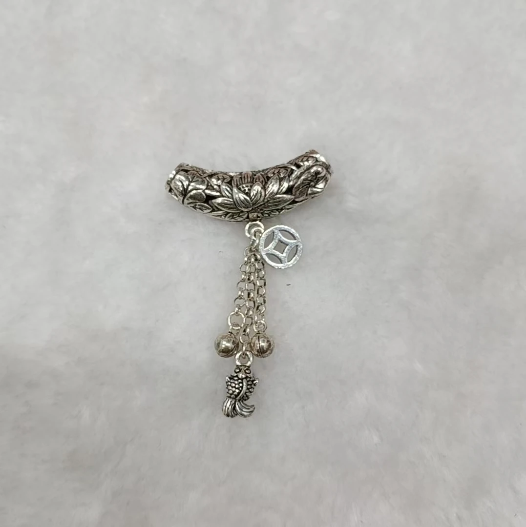 吊坠925银 0121-009和气生财吊坠 时尚简约个性百搭精美精致潮流