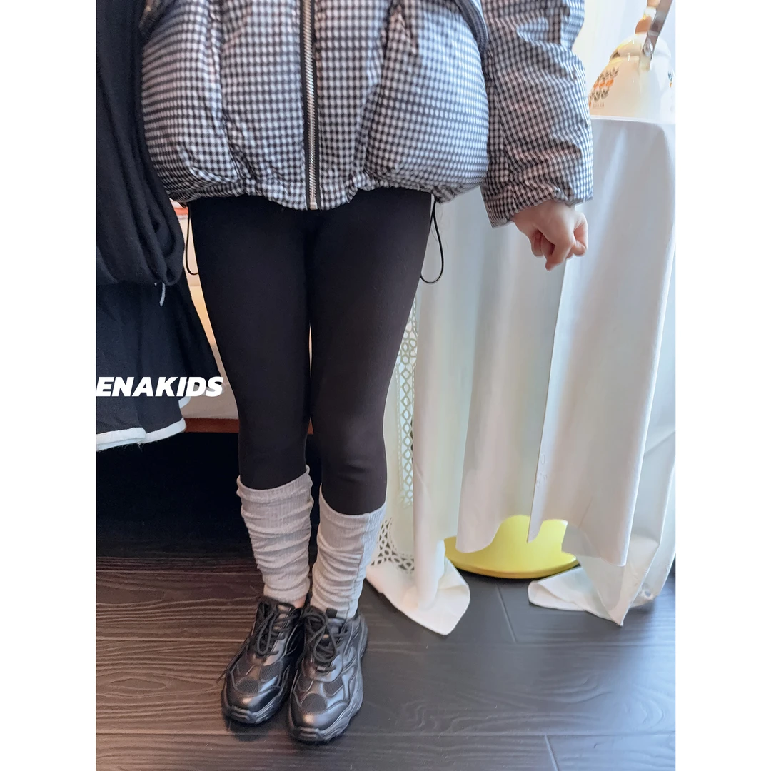 Lenakids【现货】百搭堆堆袜拼接打底裤女宝裤子24102504