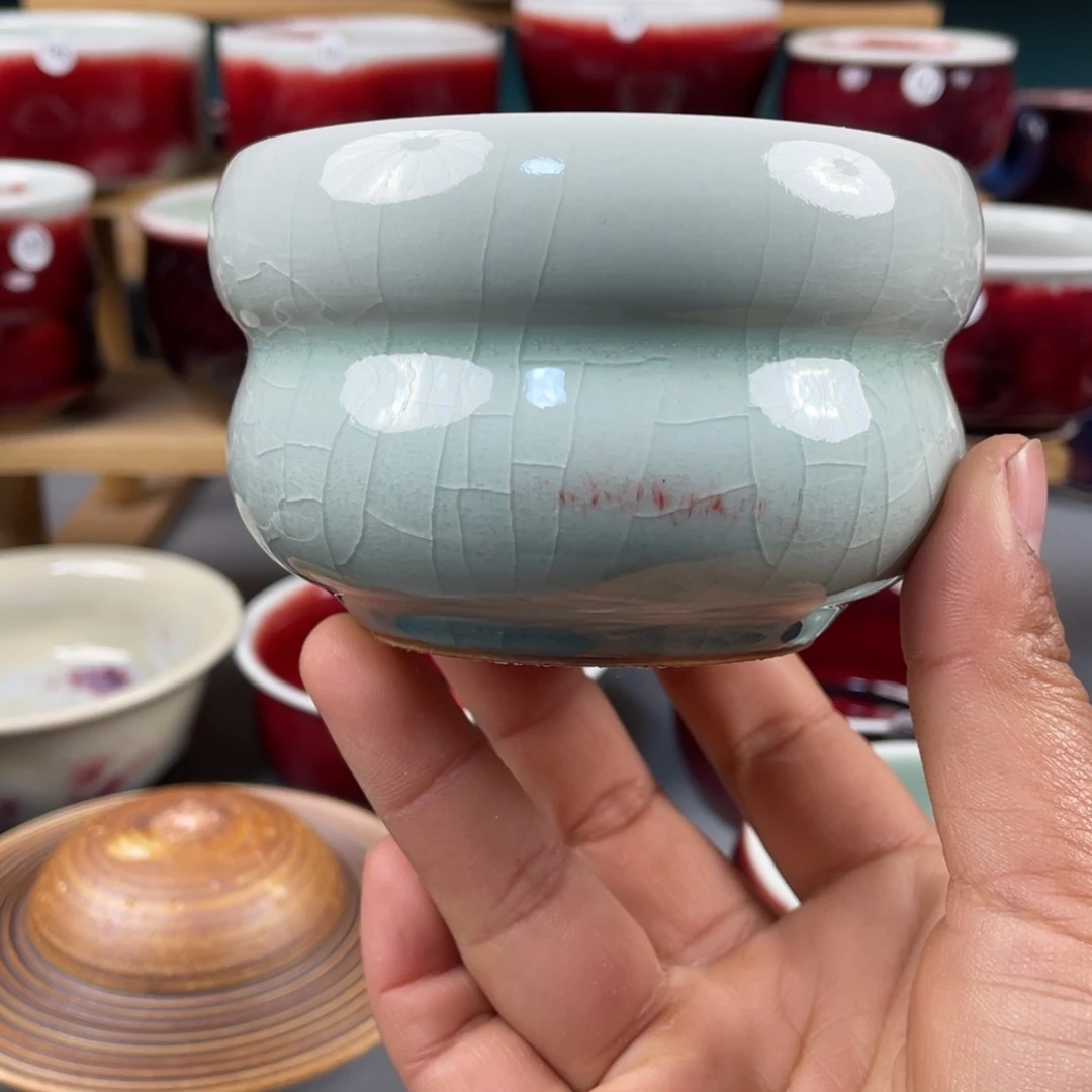 瓷片纯手工制作……微微瑕