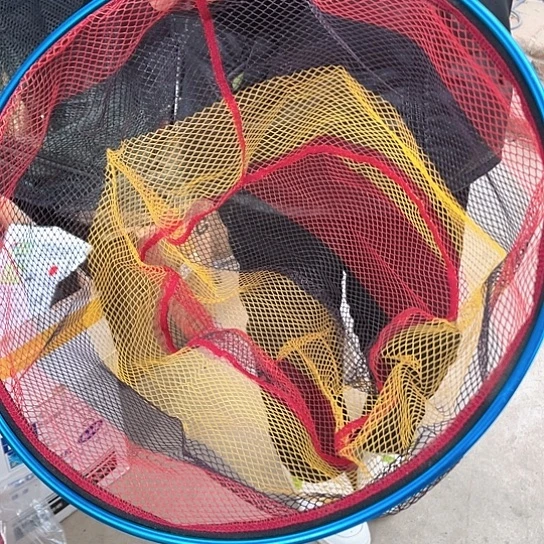 45厘米彩挂胶抄网头一个