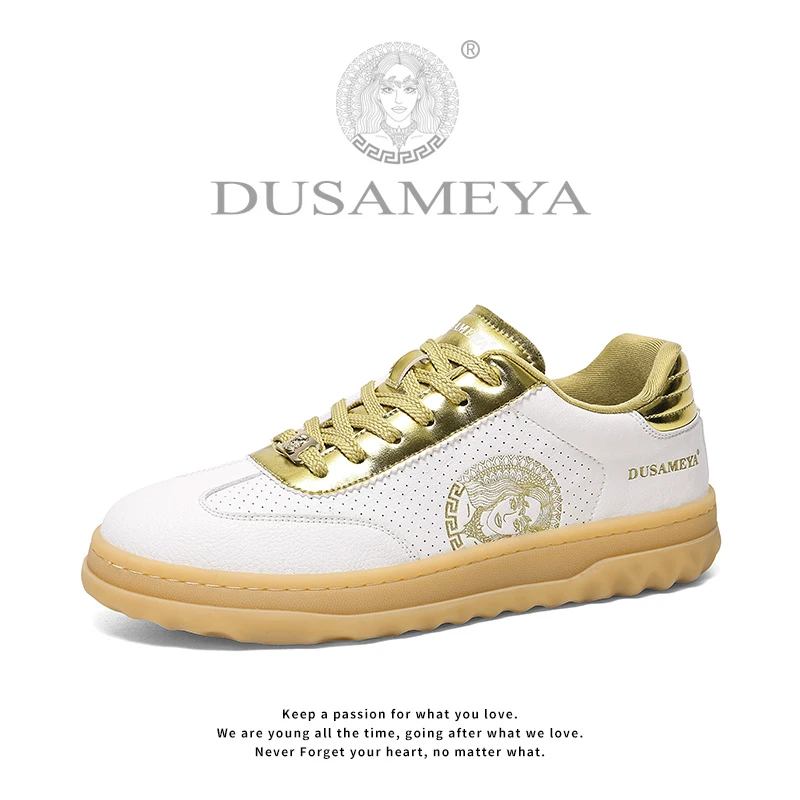 DUSAMEYA/杜莎米娅夏季轻奢潮流名品男女时尚清新小板鞋小众德训