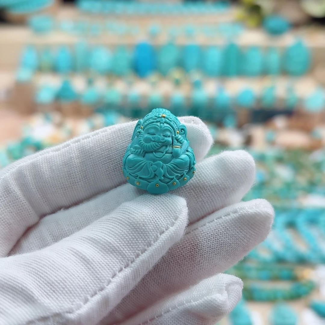 绿松石未镶嵌珠宝奇石