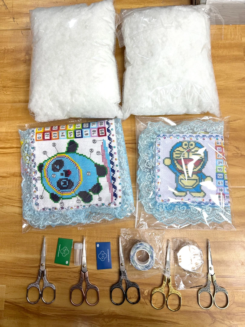 十字绣工具排线包/手指绷带/24号22号Z针/针筒/线蜡/排线包填充棉