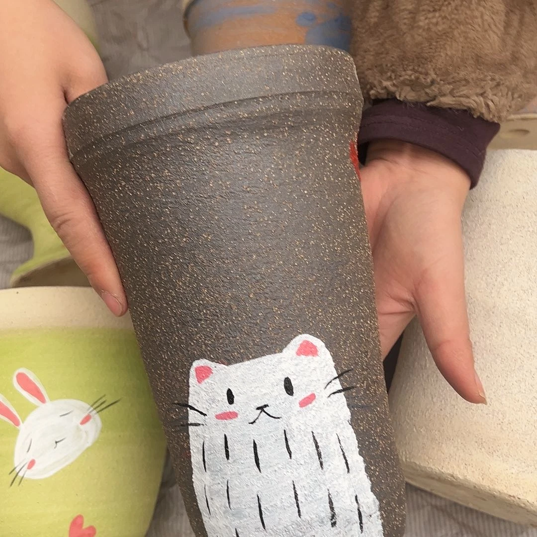 054景德镇陶瓷口12.5高22