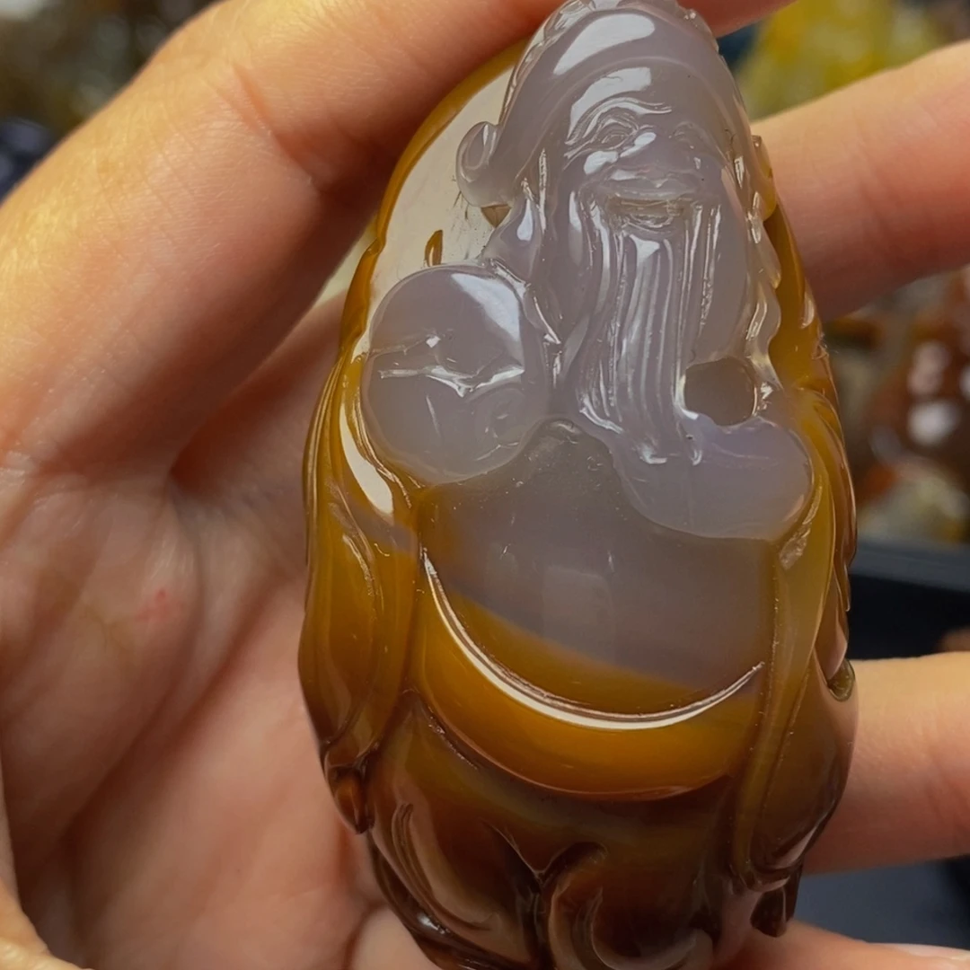 玛瑙/玉髓未镶嵌把件