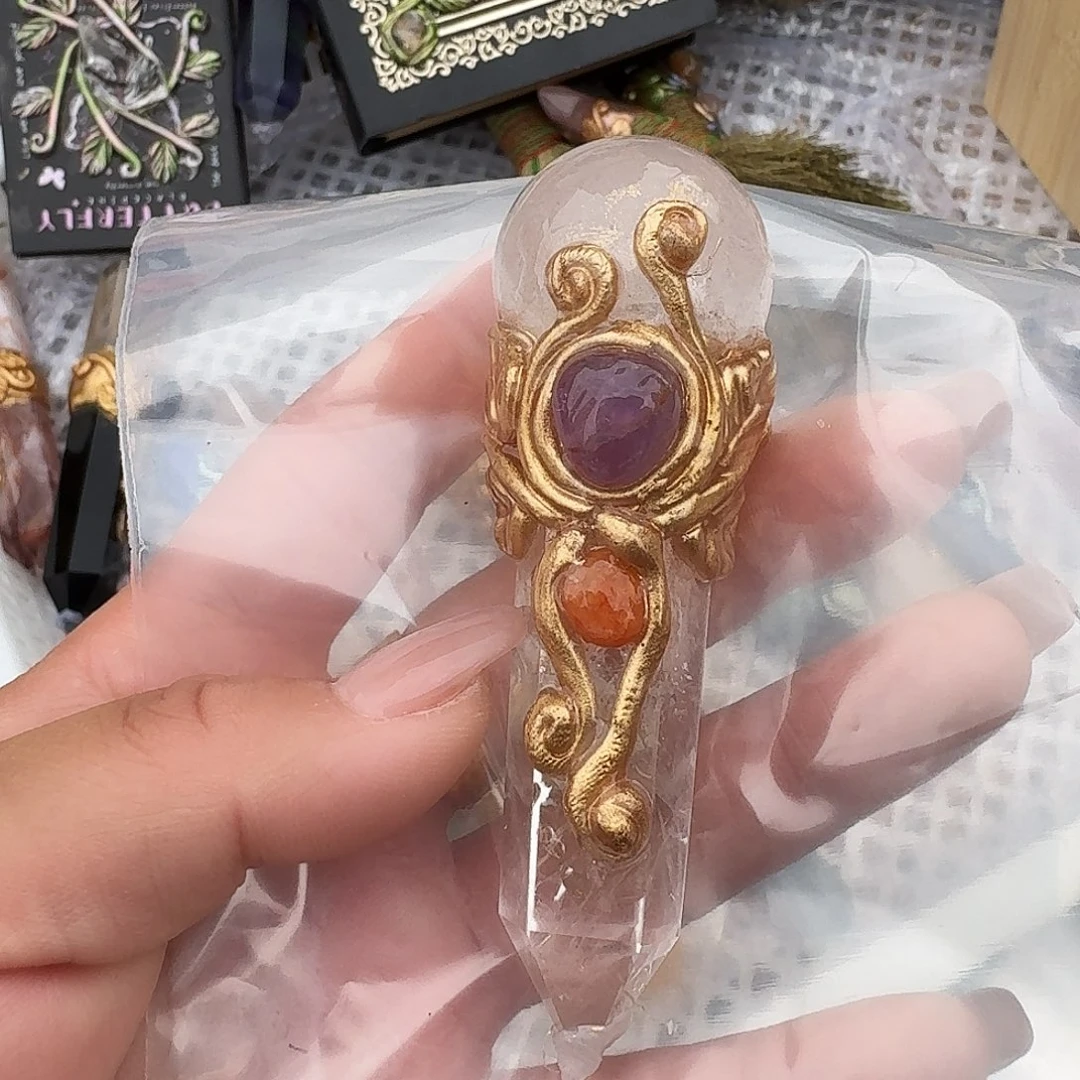 春***开未镶嵌颈饰紫晶白