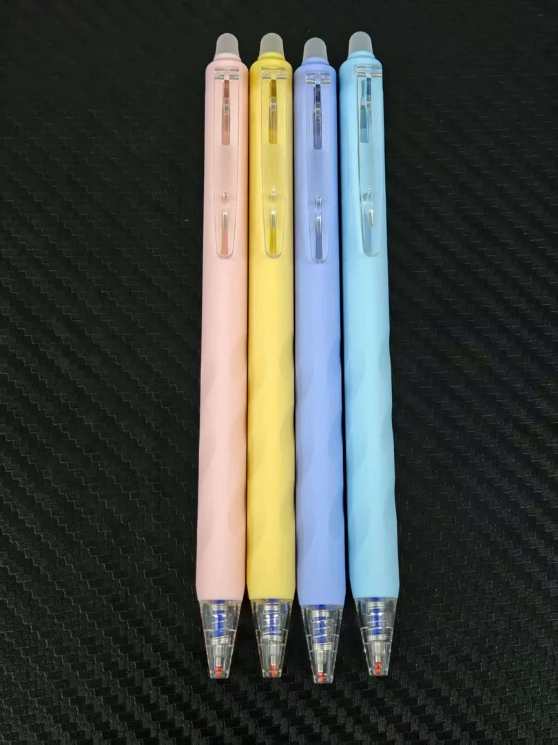 【发4支-可擦蓝】【lala无标外贸定制款按动可擦蓝0.5mm】