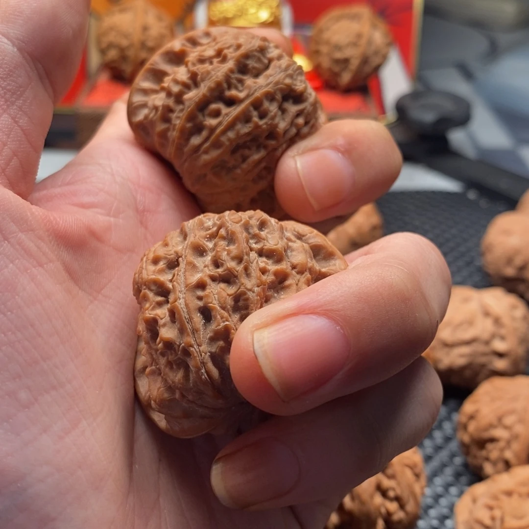 诸***碍文玩核桃精品对血麒麟43全品