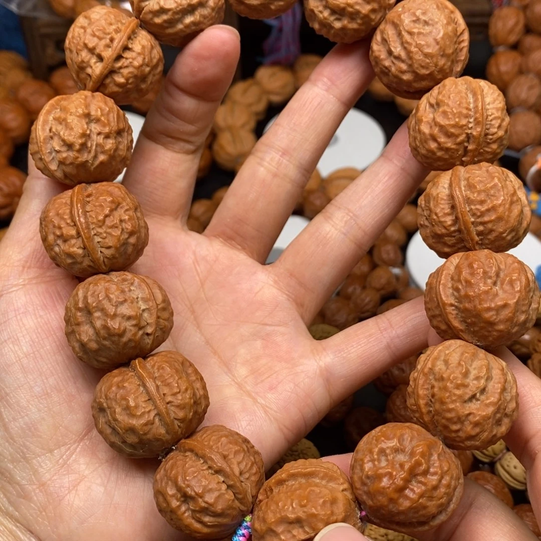 桃核手串异形麒麟桃心