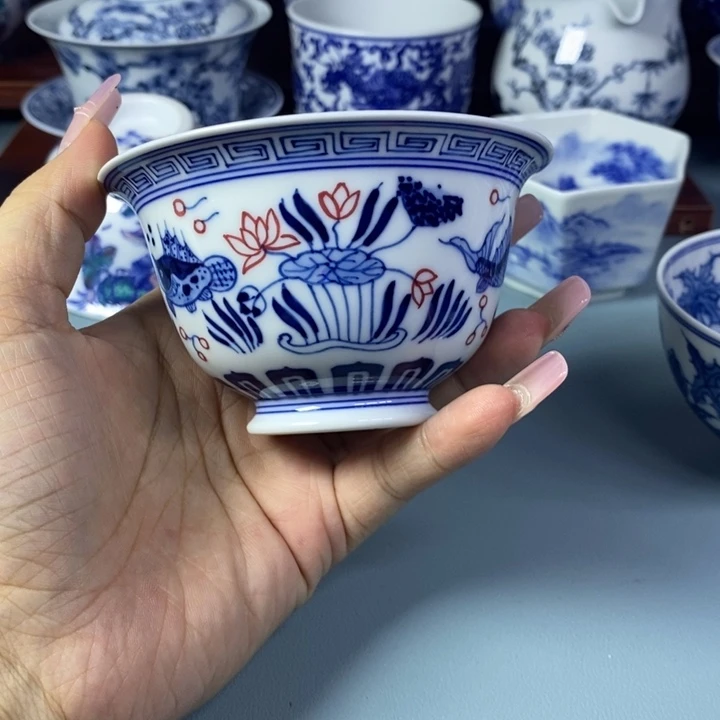 摆件景德镇纯手工手绘茶器