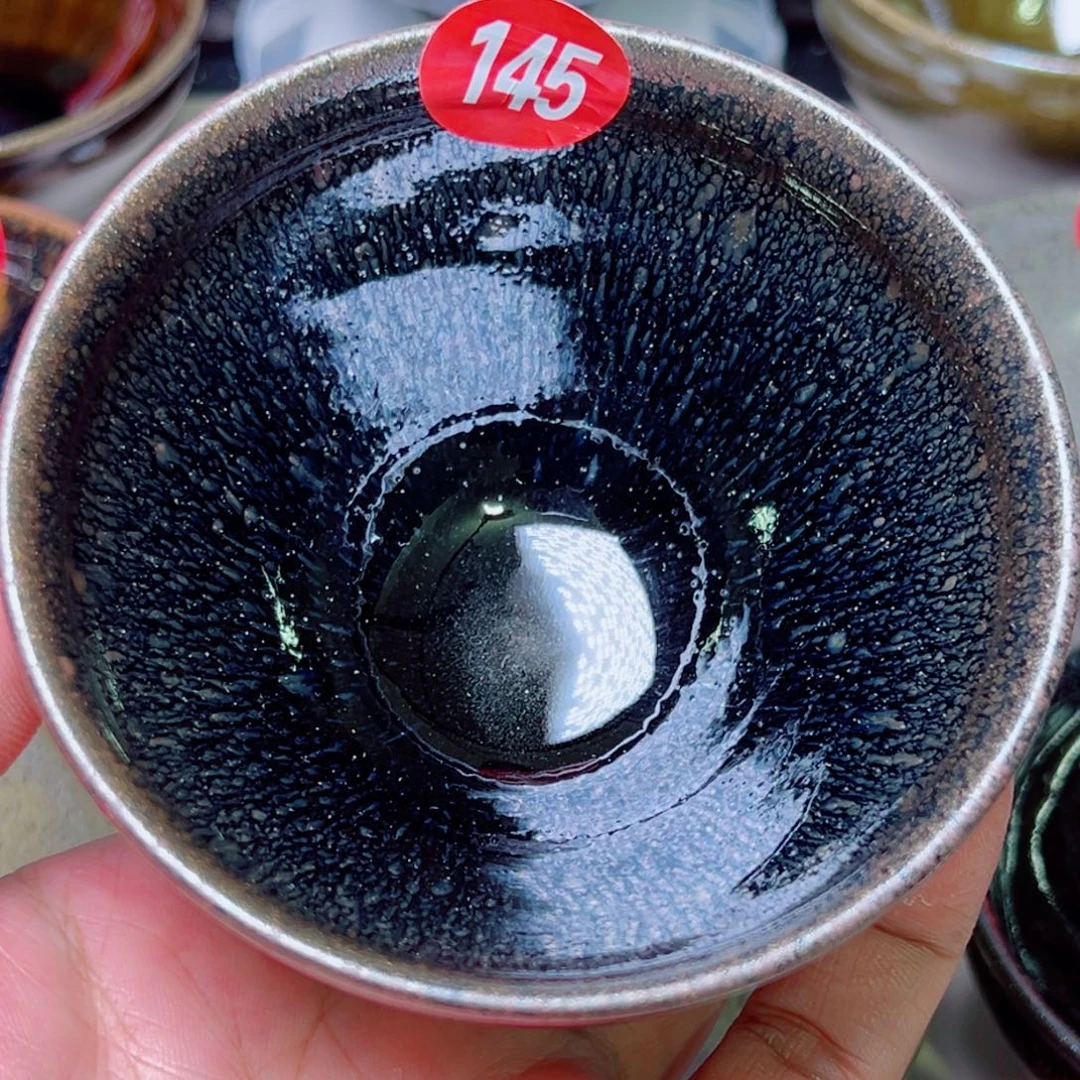 茶盏青御坊龙窑柴烧茶盏