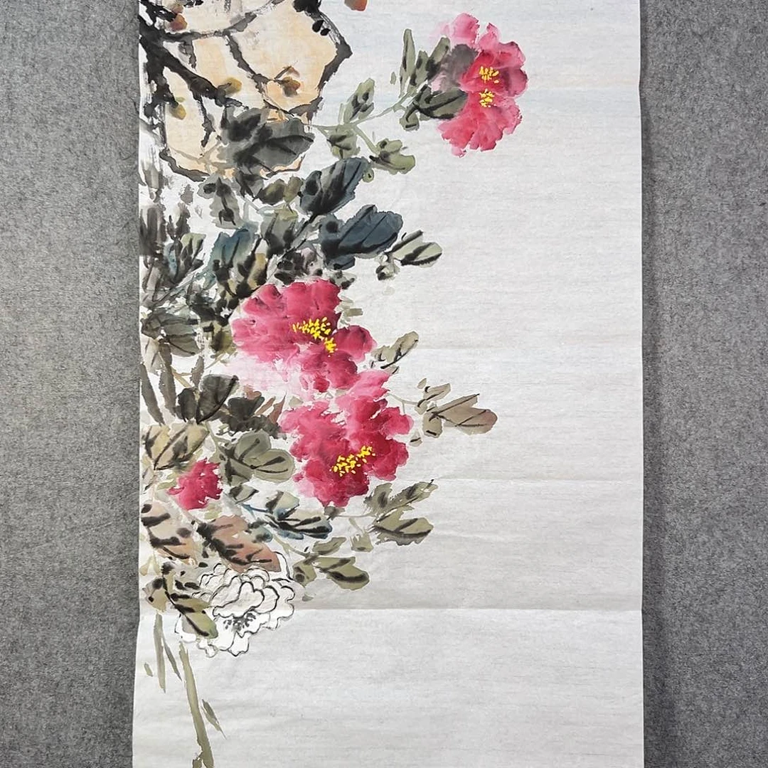 国画047 牡丹花等花开时节也可用