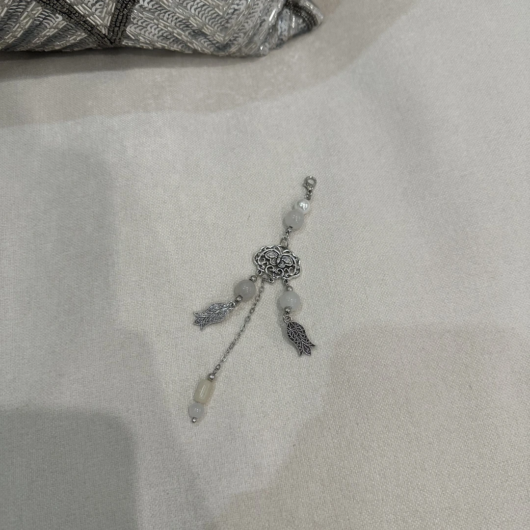 吊坠925银 【刘HAHA精选】设计师高定压襟吊坠24-SP0001