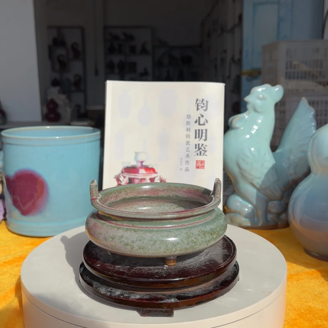 陶摆件郑家钧瓷摆件