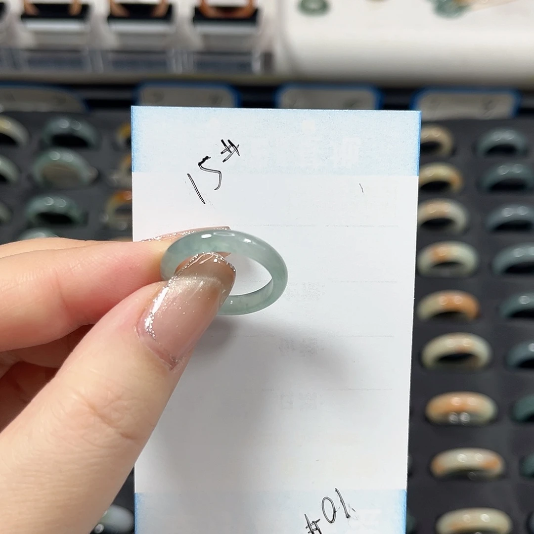 未镶嵌戒指翡翠翡翠戒圈