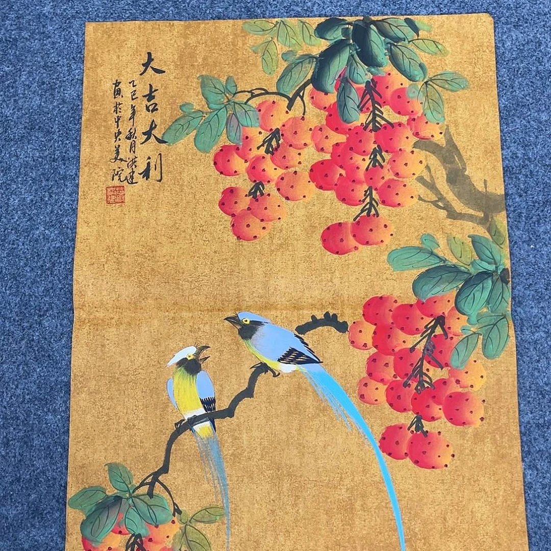 国画国画作品宣纸纯手绘作品