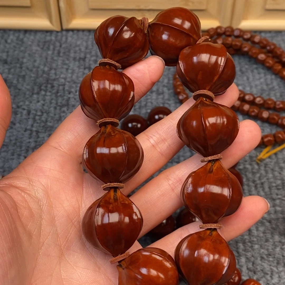 王***胜手串/手链橄榄核四花铁素