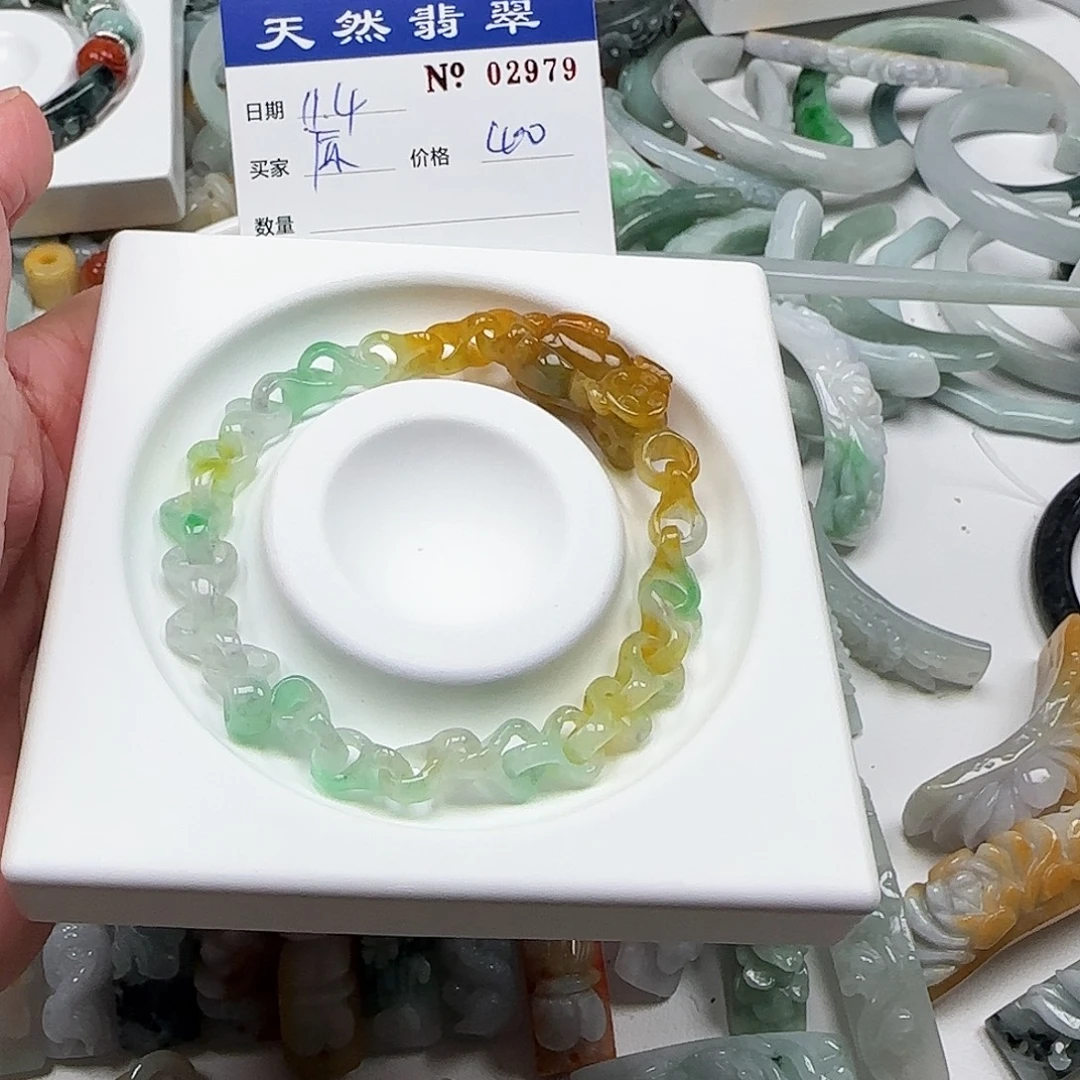 愿***好翡翠未镶嵌颈饰222