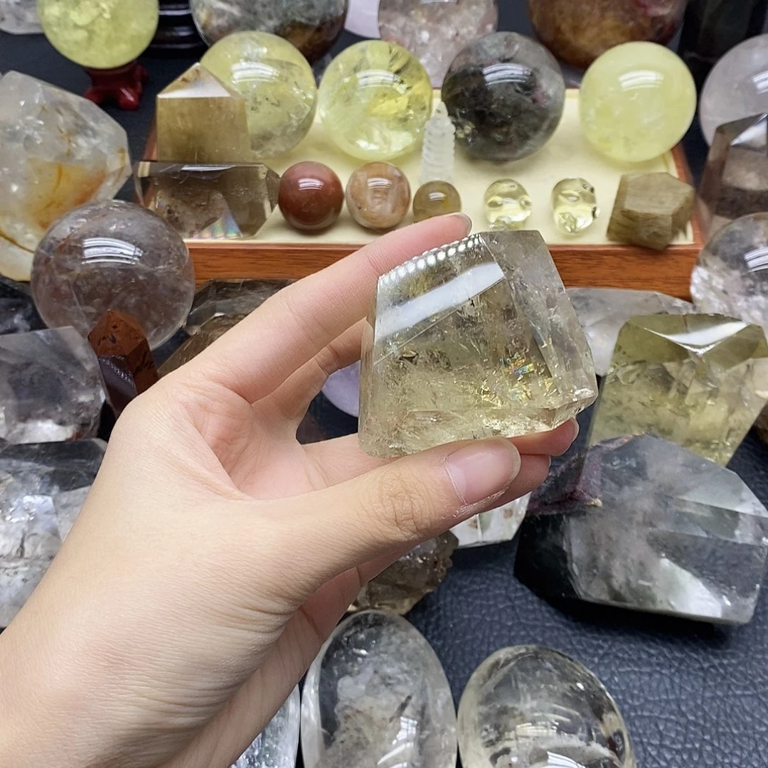 珠宝半成品水晶未镶嵌39水晶石