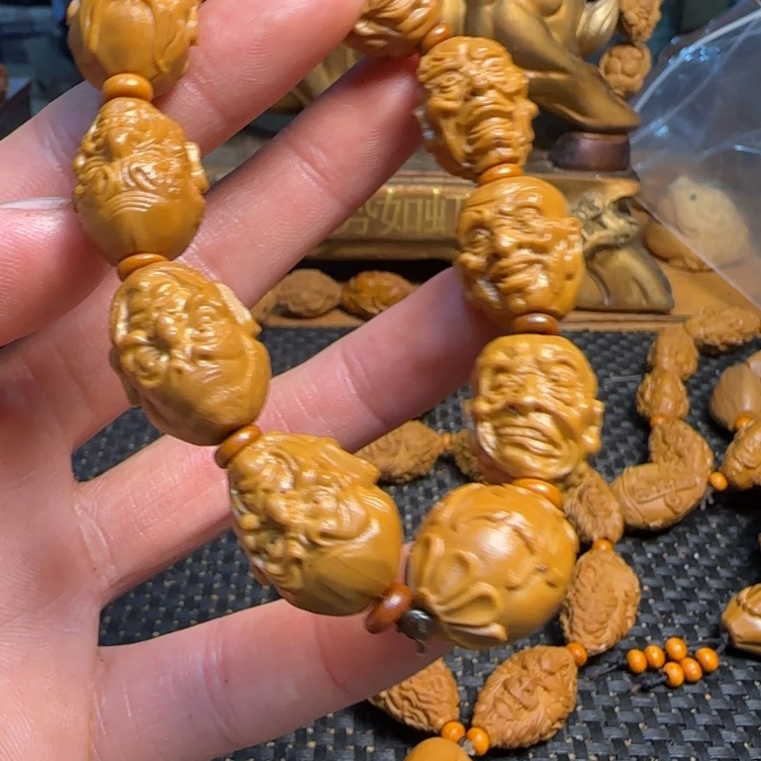 橄榄核手串/手链双面罗汉