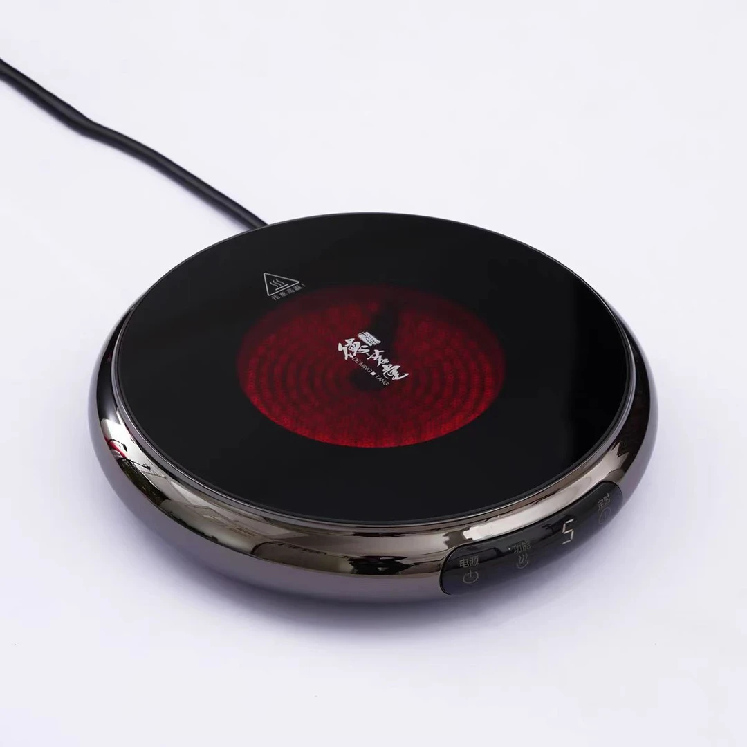 德茗堂超薄电陶炉套装智能家用多功能电茶炉套装带保温定时