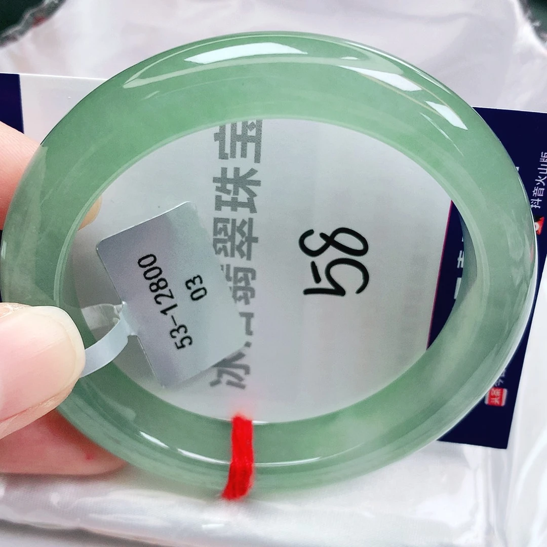 翡翠未镶嵌手镯缅甸天然A货翡翠手镯