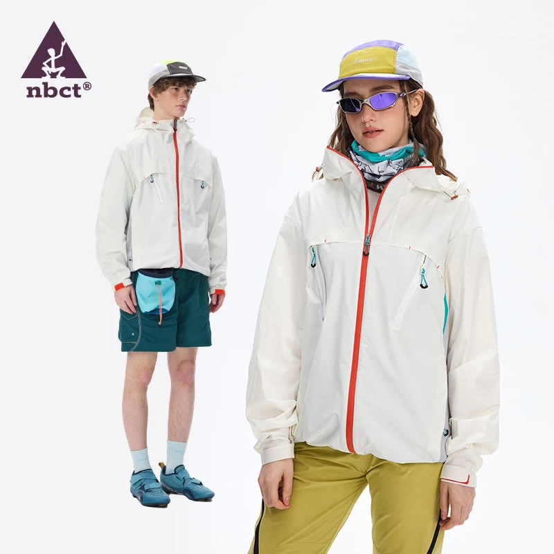 NBCT运动户外徒步休闲透气三防运动外套夹克连帽工装外套0008-2