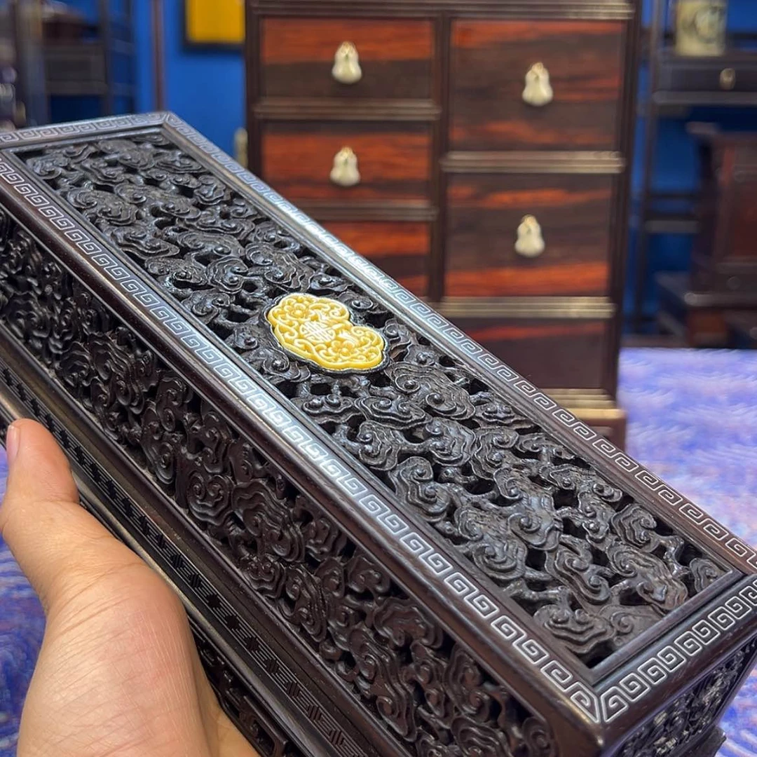 【闪购商品】红酸枝木类成套家具生***彩香盒