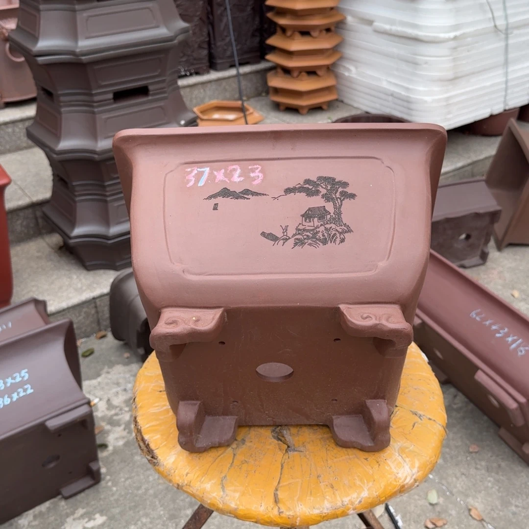 紫砂花盆紫砂花盆