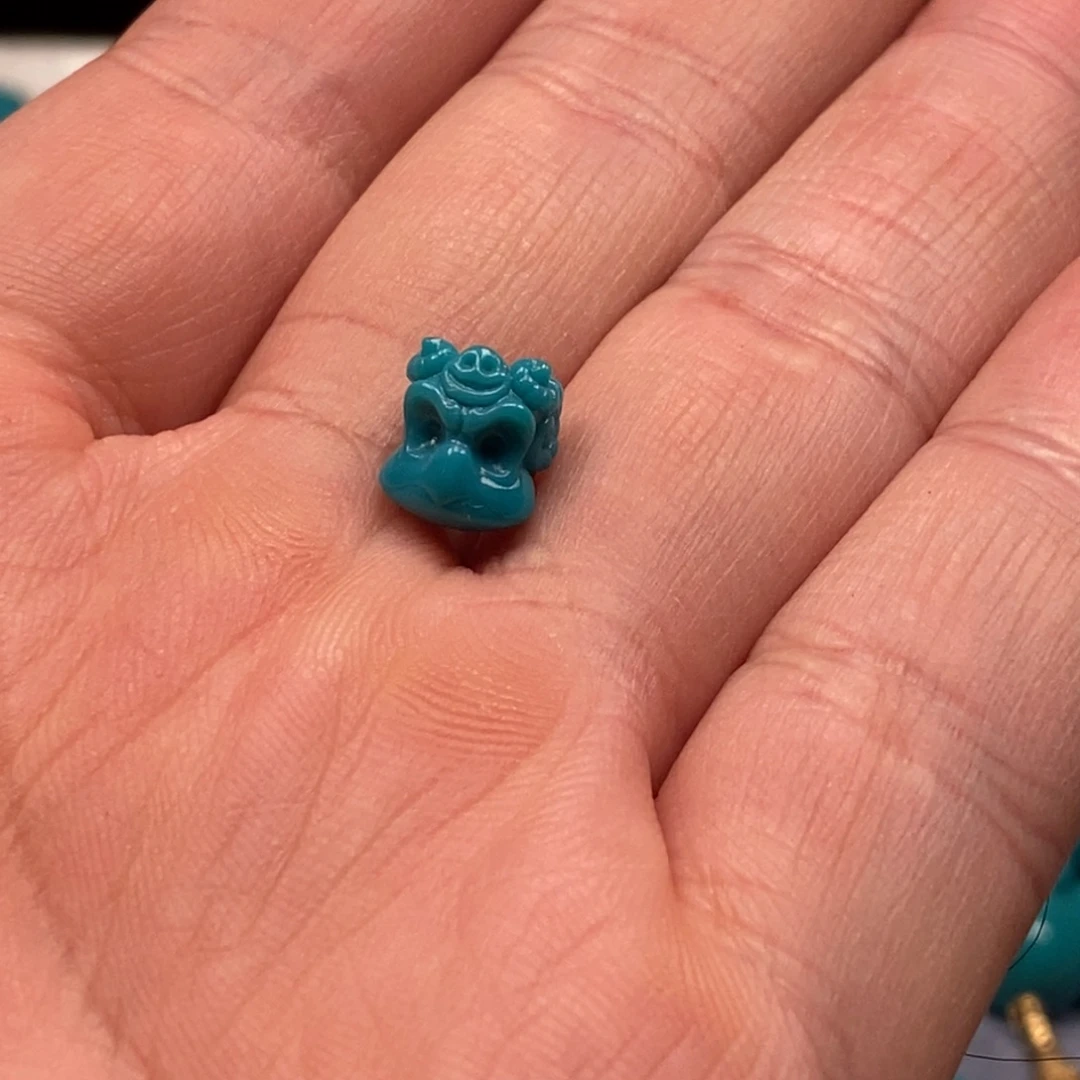 绿松石未镶嵌大鹏鸟