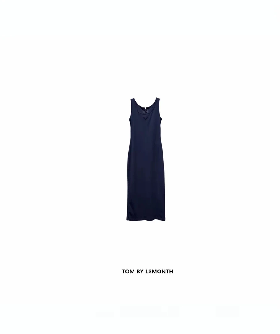 TOMBY13MONTH  | 都市轻运动静谧三角背心连衣裙 |  05117