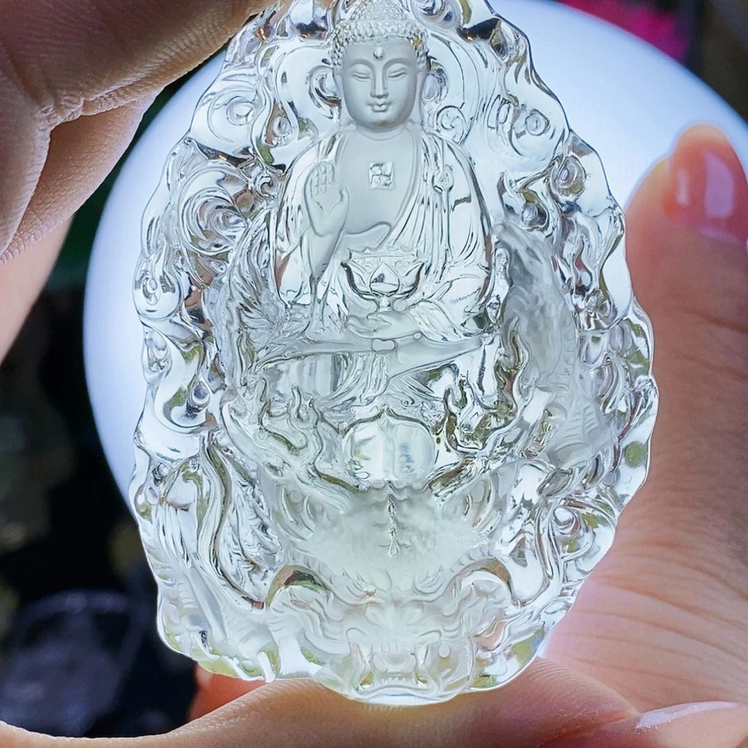 未镶嵌颈饰水晶炫****媒吊墜