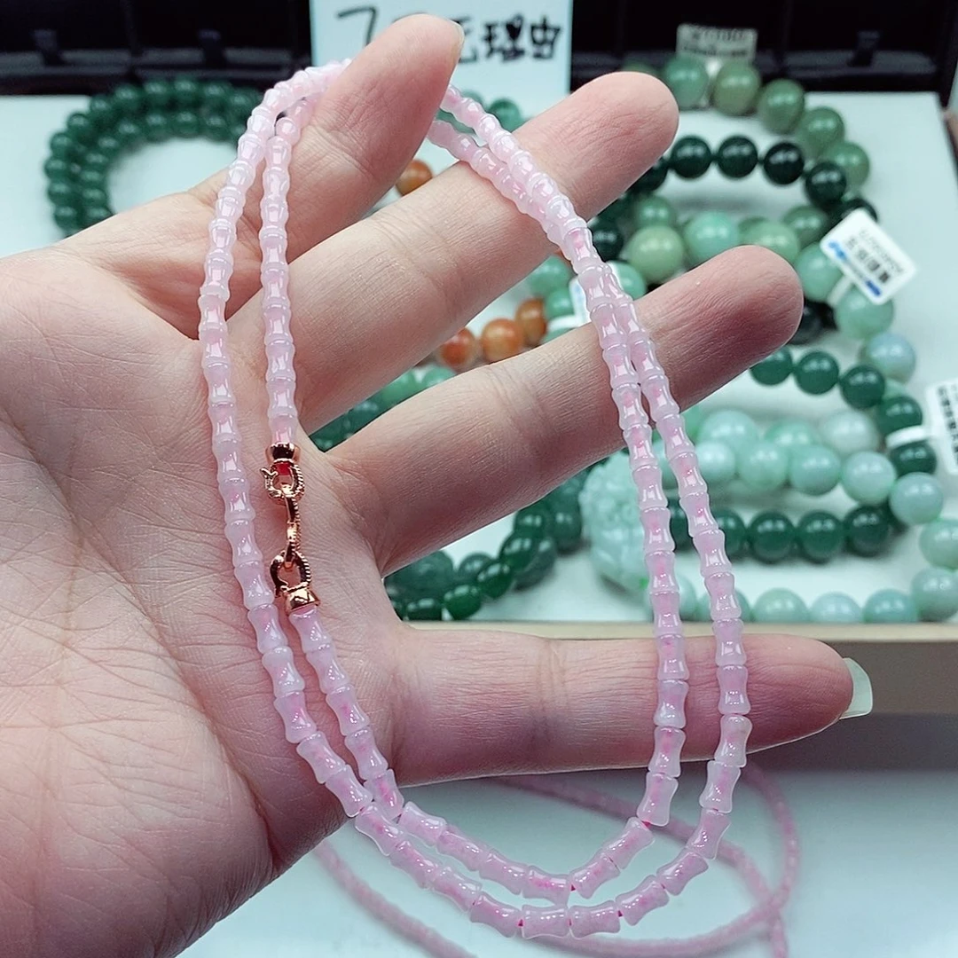 翡翠未镶嵌毛衣链