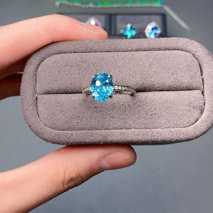 银S925镶嵌戒指帕拉依巴碧玺00