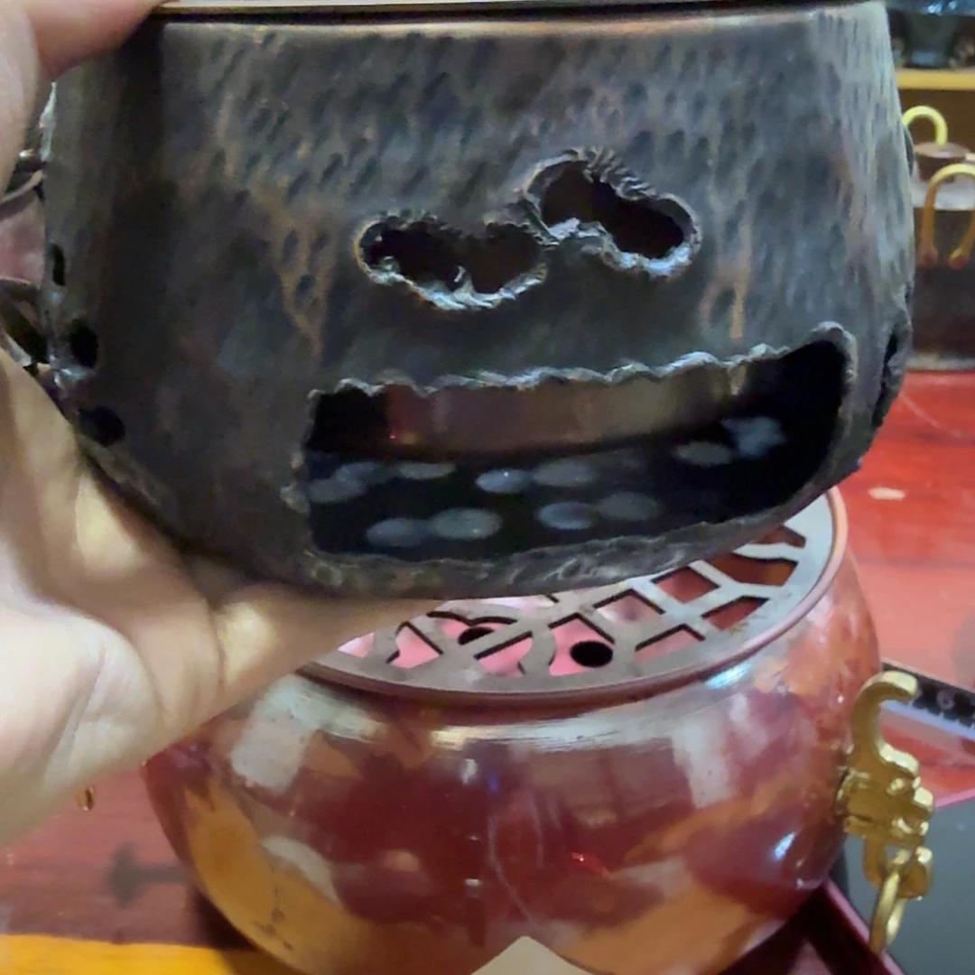 紫铜手工制作摆件