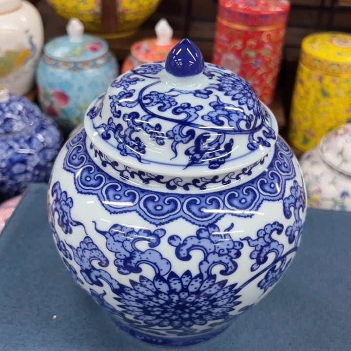 高端陶瓷茶叶密封罐